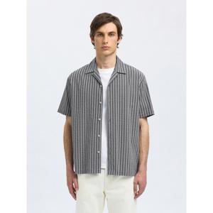 Selected Homme Relaxed Ace Seersucker Short Sleeve Shirt
